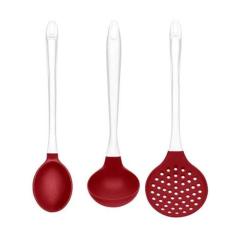 Kit Para Servir de Silicone Cabo Acrílico UD037