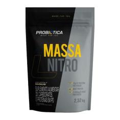 Massa Nitro Whey Protein Probiótica 2.52Kg Vários Sabores