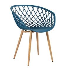 Loft7, Cadeira Clarice Nest Sidera com Apoio de Braços, Sala Cozinha e Lazer, Polipropileno e Metal