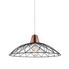 Pendente Adely Preto E Cobre