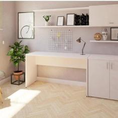 Mesa Reta Corp 25mm 170 cm Bramov Móveis Branco