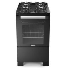 Fogão Itamaster 4 Bocas Preto Bivolt