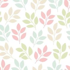 Papel de Parede de Flores Floral Colorido 2,70x0,57m - Quartinhos