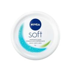 Creme Hidratante Nivea Soft 97g, Sem fragrância, 97g