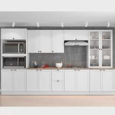 Cozinha Completa 6 Peças 15 Portas 2 Gavetas com Paneleiro Unna Yescasa