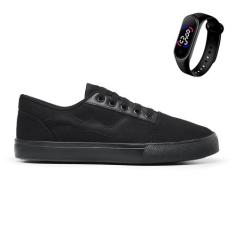 Kit Tênis Street Casual Skate + Palmilha Com Bolha em Gel + Relógio Di