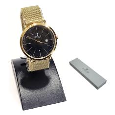 Relógio Oslo Masculino Analógico Dourado Slim OMGSSS9U0003 P1KX