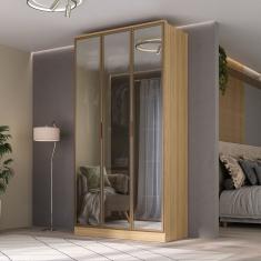 Guarda-roupa 3 Portas Reflecta Ravi Olmo Italiano