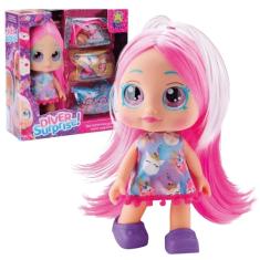 Boneca Diver Surprise Lol Com Acessório Cabelo Rosa E Branco
