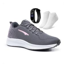 Kit Tênis Feminino Casual Esportivo Para Academia Treino Confortável R