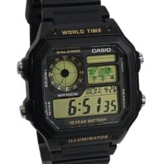 Relógio Casio Masculino Esportivo Standard AE-1200WH-1BVDF