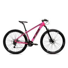Bicicleta Aro 29 Ksw 27 Marchas Shimano, Freio Hidraulico/k7, Rosa, Pr