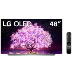 Smart TV 48" LG 4K OLED 48C1 120 Hz, G-Sync, FreeSync, 4x HDMI 2.1, Inteligência Artificial ThinQ, Google, Alexa e Smart Magic - 2021