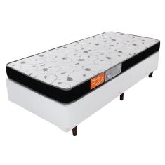 Conjunto Cama Box Solteiro + Colchão Espuma D33 BF Colchões 88x188x50cm