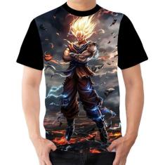 Camiseta Camisa Goku Dragon Ball Anime Personalizada 2