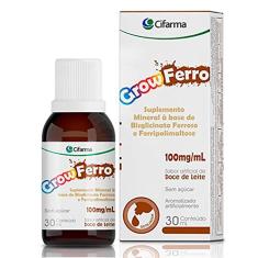 Grow Ferro Gotas Sabor Doce De Leite 100mg/ml 30ml