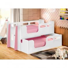 Beliche Montessori Juvenil Cor Branca E Rosa Princesa