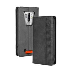 Capa para Blackview BV6900, capa flip carteira de couro para Blackview BV6900, capa magnética retrô para telefone, capa carteira com compartimentos para cartão