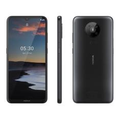 Smartphone Nokia 5.3 128GB Preto 4G Octa-Core 4GB RAM 6,55 Câm. Quádru