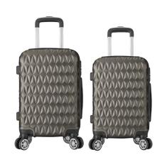 Kit 2 Mala de Viagem Bordo PP 10kg Padrão ANAC e Média Em ABS - Eagle,