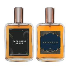 Kit Perfume Masculino - Patchouli Sport + Arabian 100Ml - Essência Do 