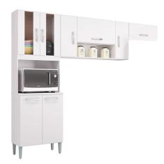 Cozinha Lavinia 3 Peças Branco - Poquema - Poquema Industria