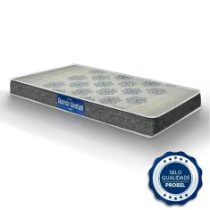 Colchão Solteiro 0.88 Espuma D20 Branco Preto Guarda Costas Probel
