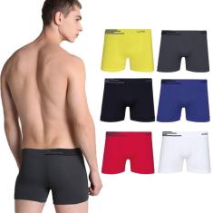 Cueca Lupo Boxer 436-002 Sem Costura Microfibra Cós Elástico