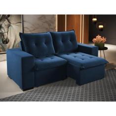 Sofá Retrátil e Reclinável 3 Lugares 200cm Veludo Power - Viero