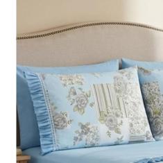 Jogo Lençol Casal 4 Peças 100% Algodão Percal 180 fios Babadinho - ENX