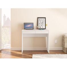 Escrivaninha 90cm 2 Gavetas Tijuca - Politorno, Branco