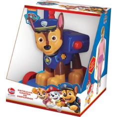 Boneco Patrulha Canina de Empurrar Chase - Líder Brinquedos