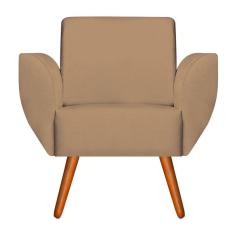 Poltrona Jolly Suede Bege