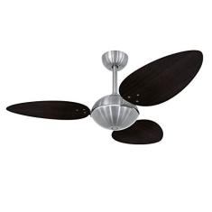 Ventilador De Teto Volare Escovado Office Pétalo/3 Tabaco 220v Volare Volare 220v Escovado