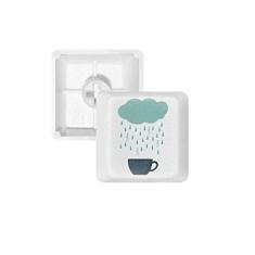 Rain Cloud Cup Smile Face Weather teclado mecânico PBT kit de atualização para jogos