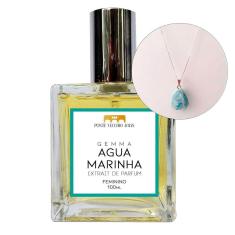 Coffret Perfume Gemma Água-Marinha 100Ml + Pingente Presente