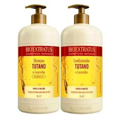 Kit Shampoo E Cond Bio Extratus Tutano E Ceramidas 1 Litro