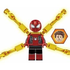 Boneco Blocos De Montar Homem Aranha Teia Cromada