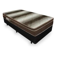 Cama Box Solteiro + Colch o De Espuma D28 - Ortobom - Light O