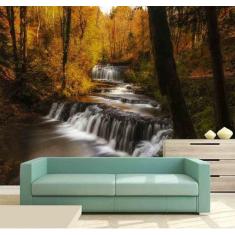 Papel de Parede Painel Fotográfico Cachoeira 3D 2M² na 011 - Voce Deco