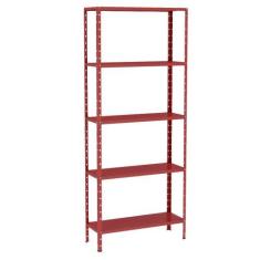 Estante 5 Prateleiras Aço Livros Quarto Cozinha EAF014 - Elite Aço