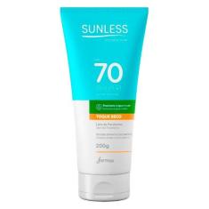 Protetor Solar Sunless Fps 70 Toque Seco 200g