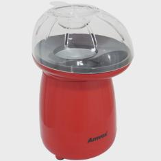 Pipoqueira Elétrica Sem Óleo Ar Quente Natural 1200W Derrete Manteiga Medidor Vermelha Amvox apc 027
