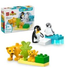 LEGO DUPLO - Famílias de animais selvagens: pinguins e leões 10442