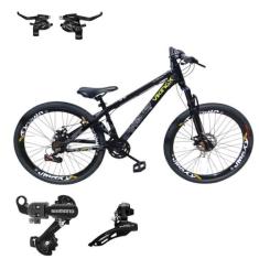 Bicicleta Vikingx Aro 26 Tuff 30 Aluminio 24v Trocadores / Cambio Shim