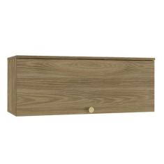 Armário Aéreo Cozinha Botanic 90cm 01 Porta M638 Kappesberg, Nogueira