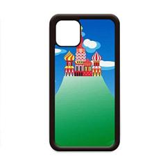 Castelo chinês francês de montanha nuvem para iPhone 12 Pro Max capa para Apple Mini Mobile Case Shell