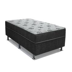 Cama Conjugada Solteiro Dream Spring Ortobom 88x188x43cm Cinza