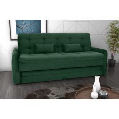 Sofá Cama C/ Aux. Madalena Masserati Verde E402 - Matrix