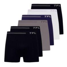 Kit 4 cuecas boxer microfibra sem costura trifil tfl ce0277, Sortidas,